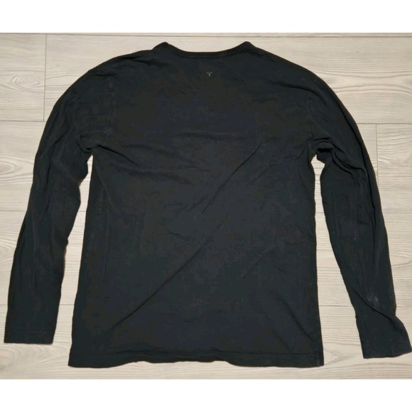 Tesla Long Sleeve Shirt Mens Size MEDIUM Black Workout TSLA - Picture 8 of 9